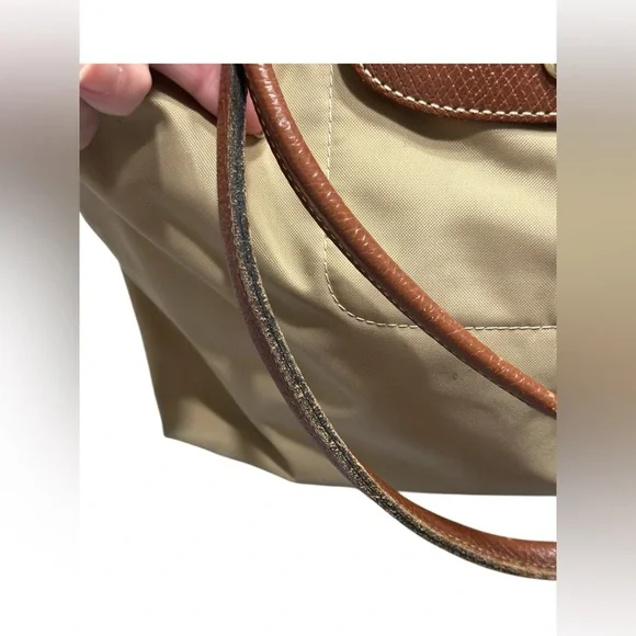 Longchamp Project Tan and Brown Tote Bag - Picture 5 of 9